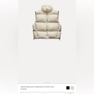 Zara Puffer Vest